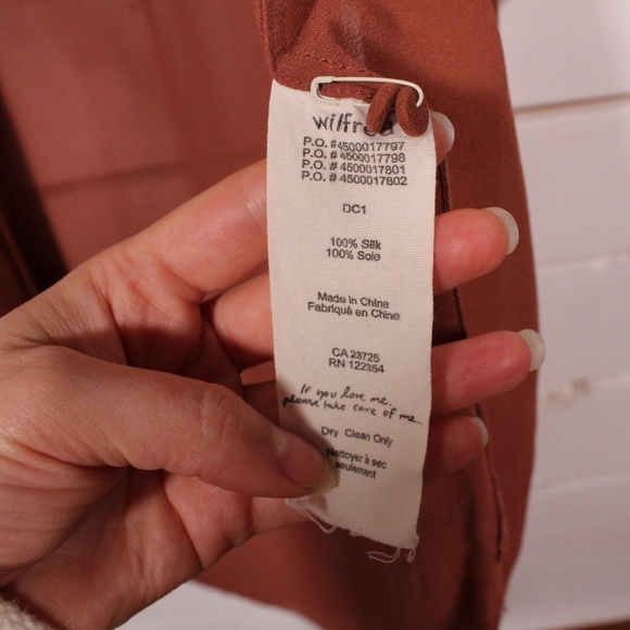 Wilfred 100% Silk Shirt Dress - Picture 10 of 12